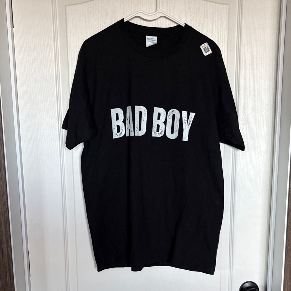 Black 'Bad Boy' Graphic T-Shirt Large